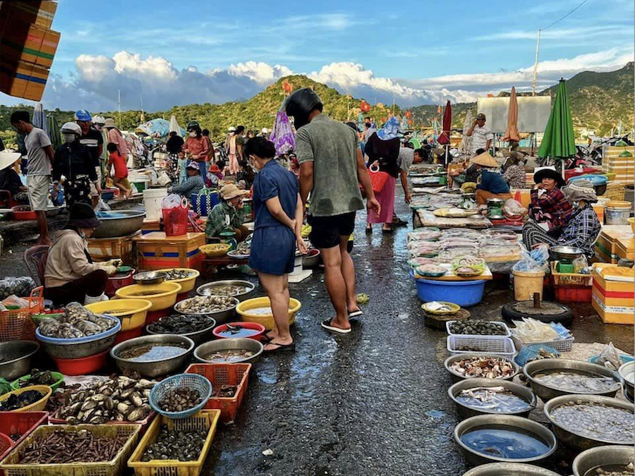 Hải sản chợ Ninh Chữ